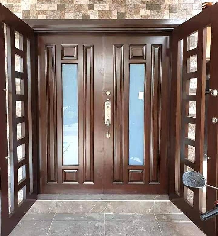 Timber and glass entrance — NKH past project